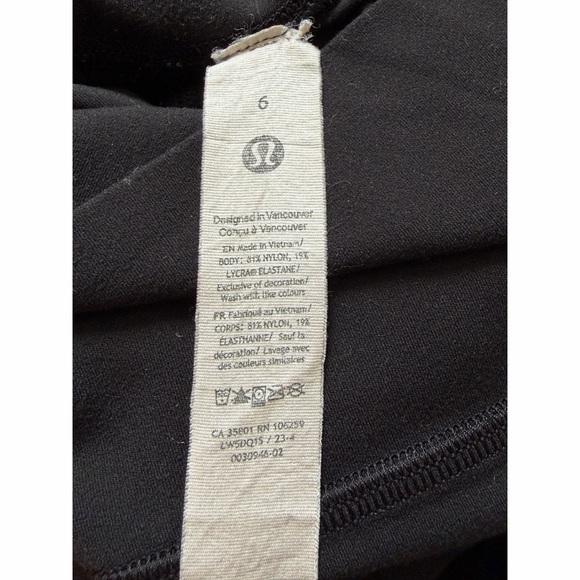 Lululemon Align High-Rise Pant with Pockets 28" in Black - Picture 9 of 12